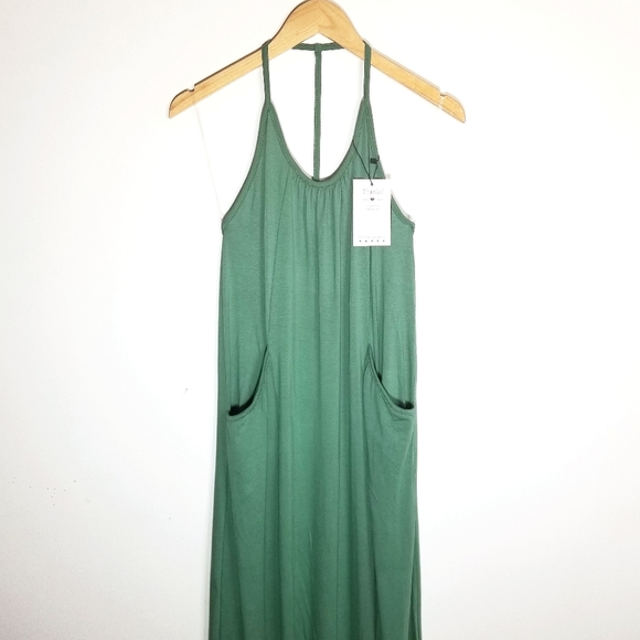 Jersey Green Apple Maxi Dress - Picture 2 of 9